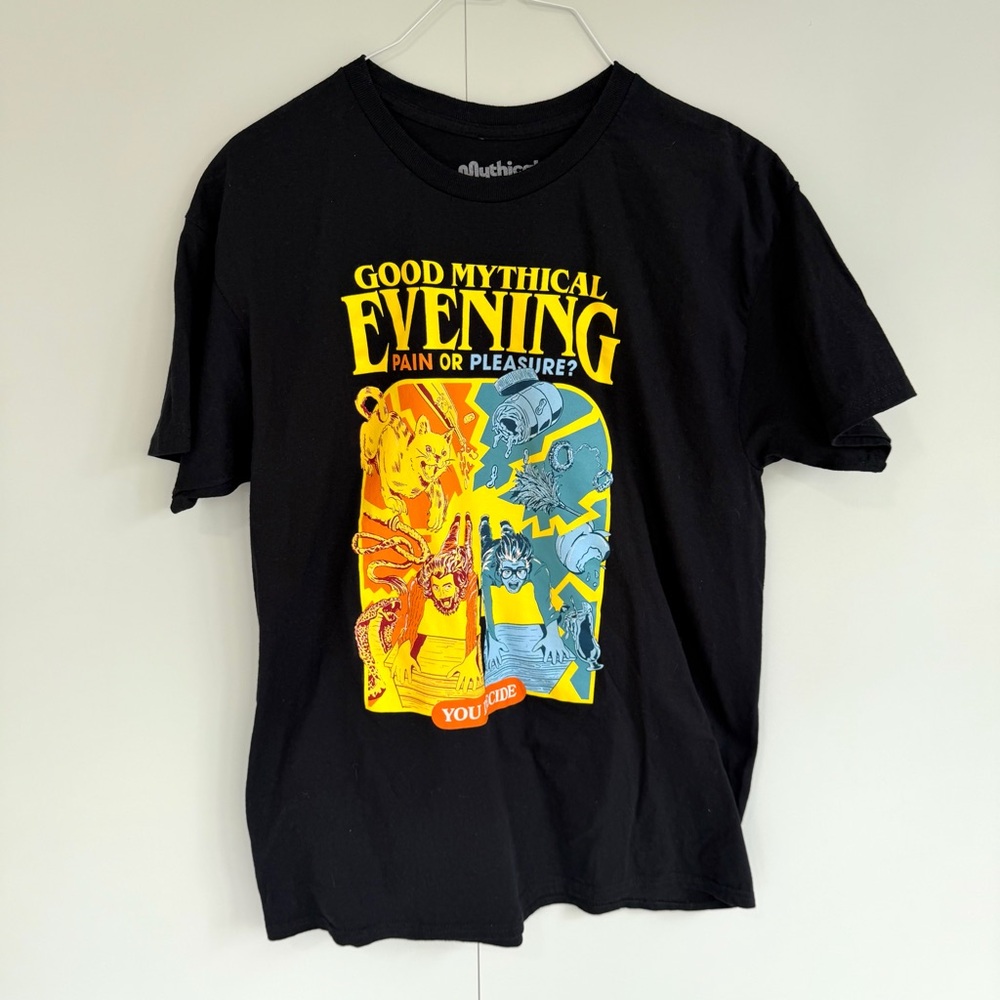 RHETT & LINK’S MYTHICAL SOCIETY “Good Mythical Evening" 2023 Short Sleeve Tee